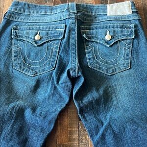 True Religion Classic Blue Denim Jeans boot cut flare